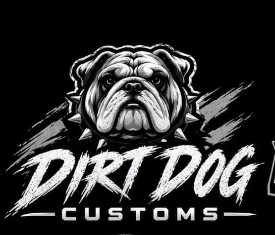 Dirt Dog Customs bulldog logo